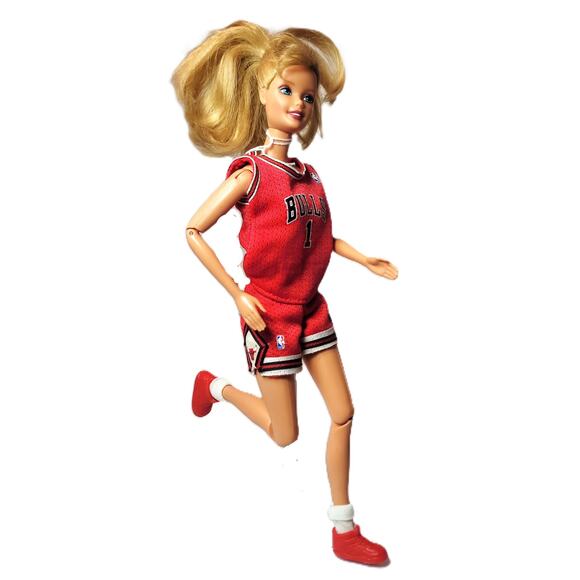 1998 NBA Chicago Bulls Basketball Barbie Mattel No. 20692 - Picture 1 of 9